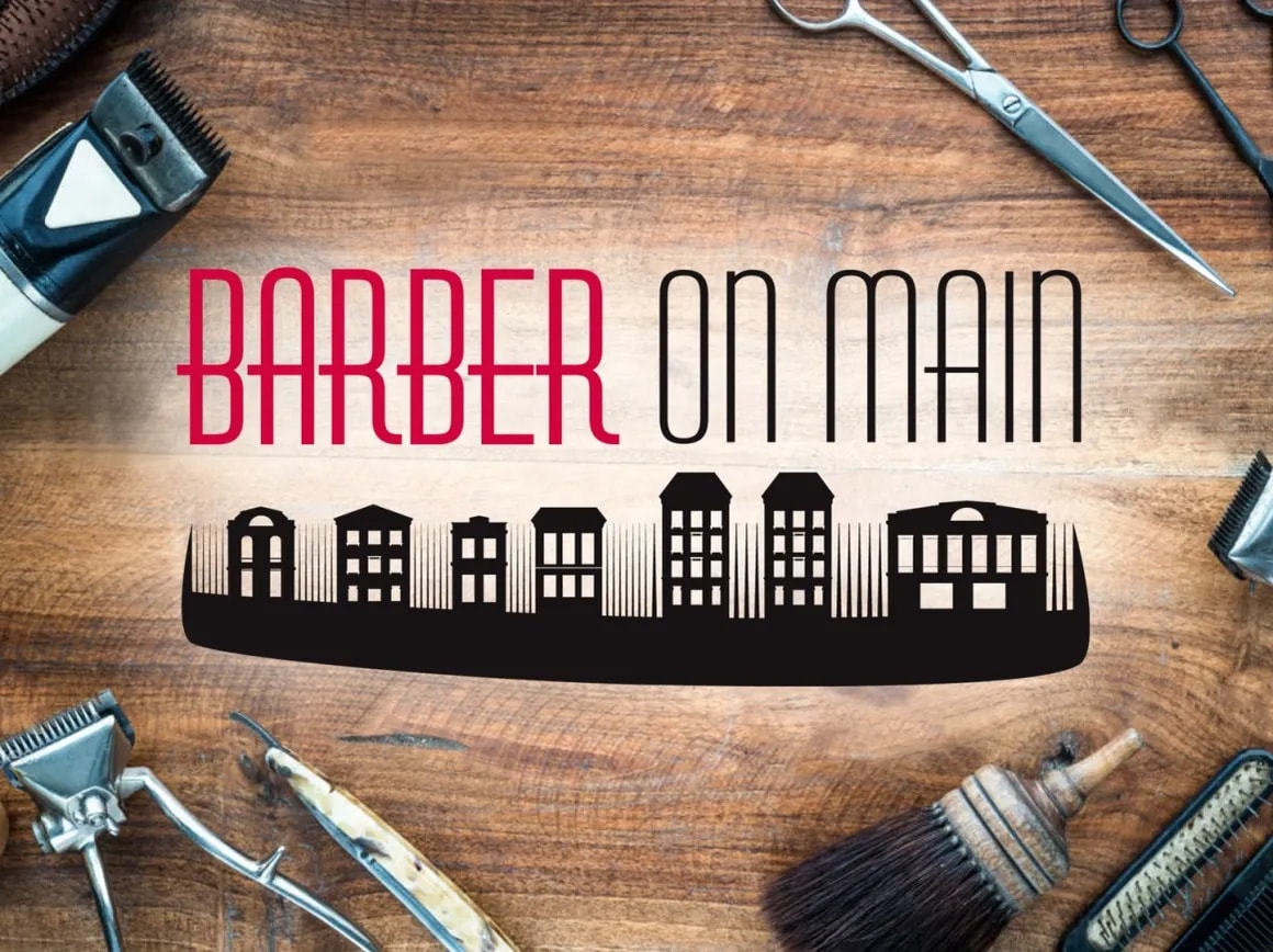 Barber On Main - Logo Design