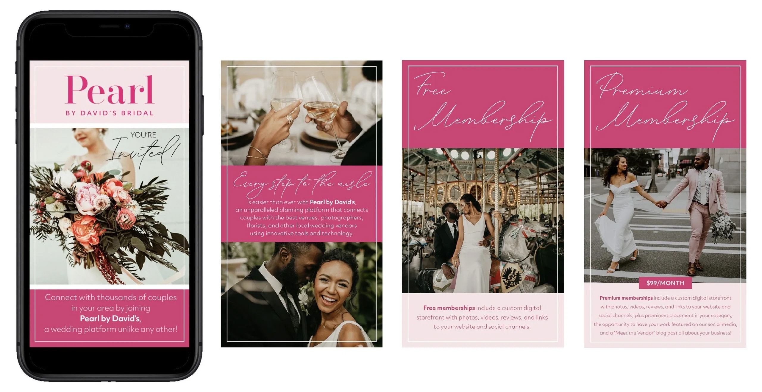 Pearl by David's Bridal for Instagram