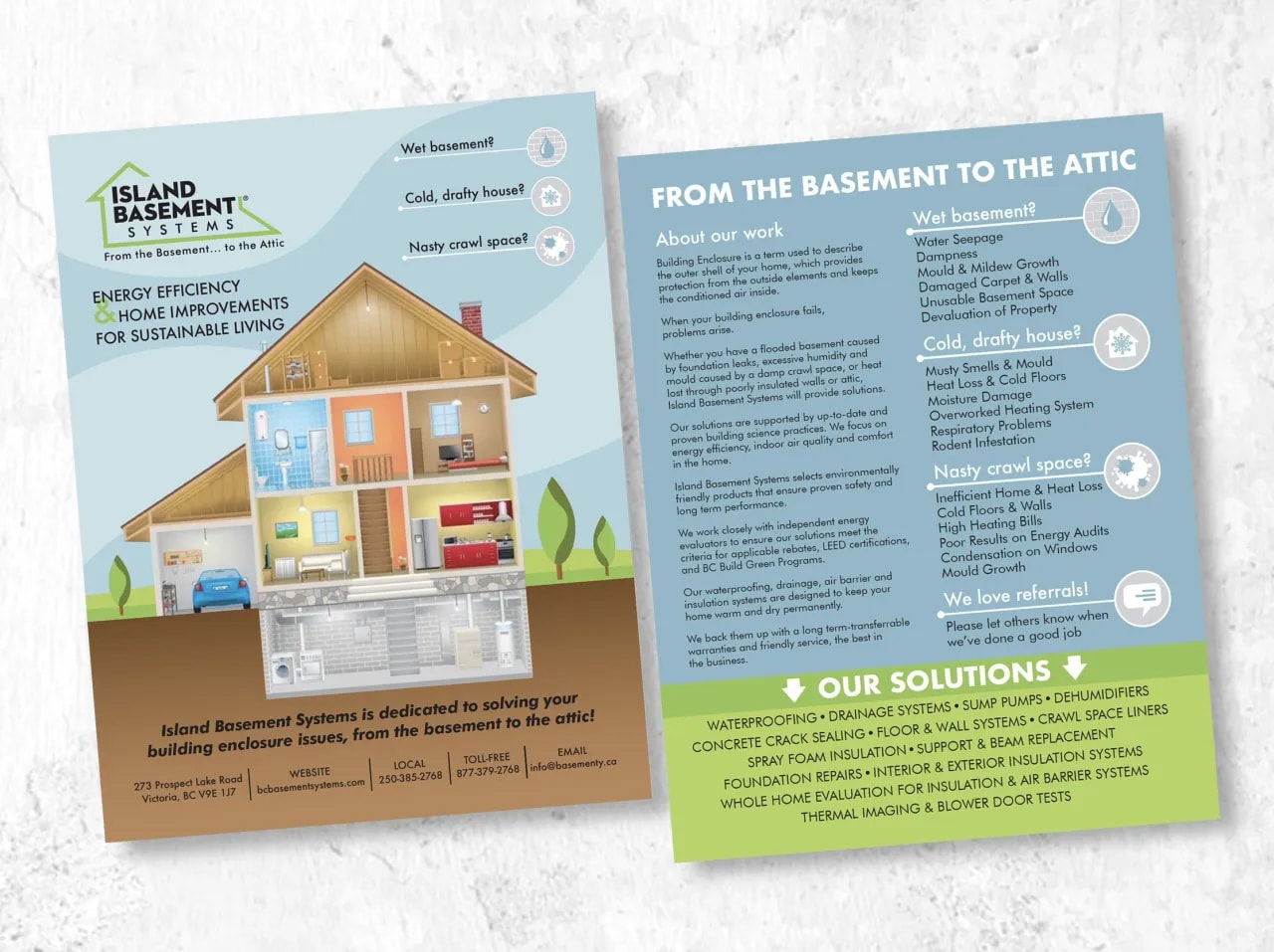 Island Basement Systems Flyer